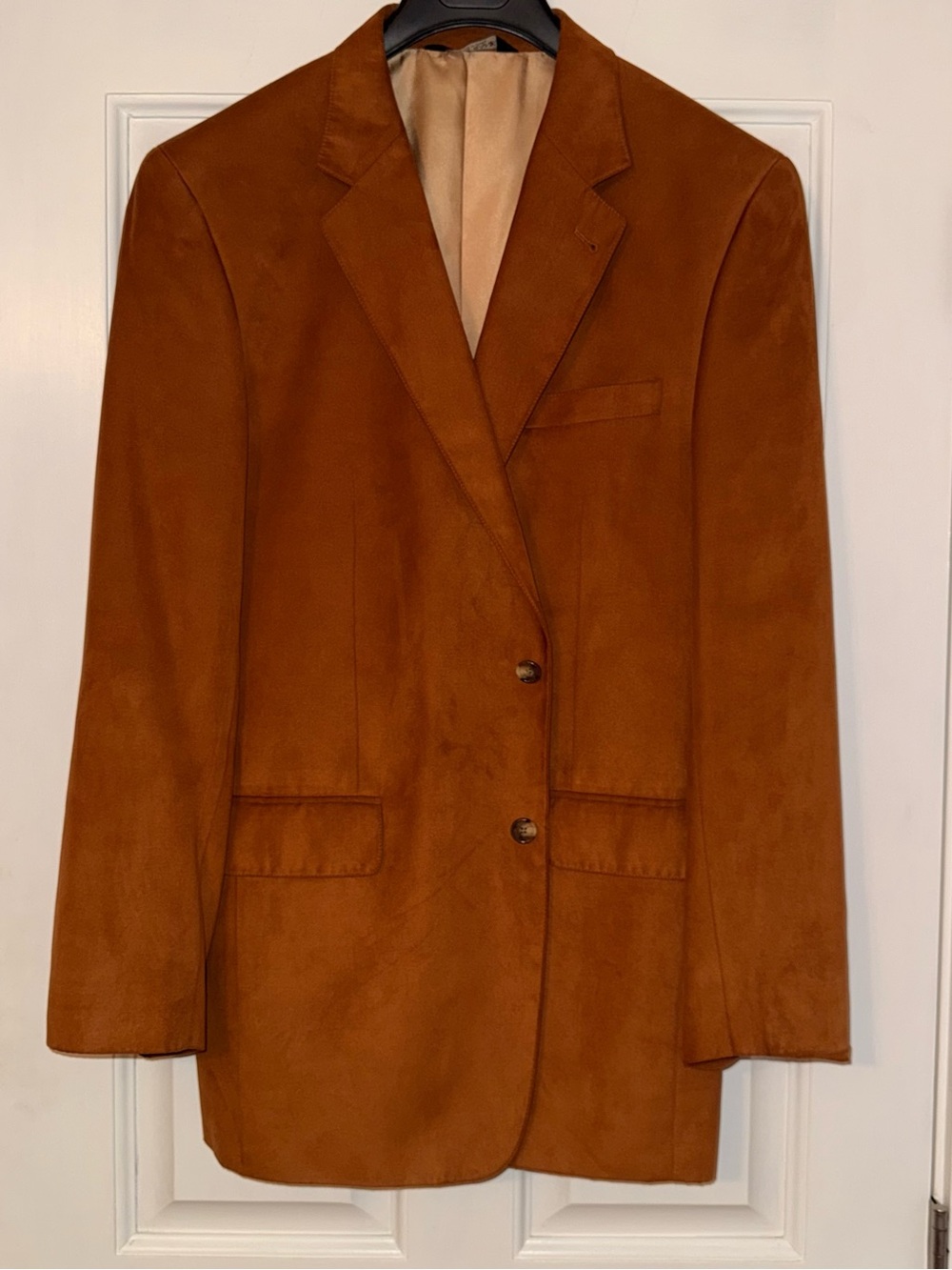 Jos. A. Bank Rust Brown Suede-Tone Blazer